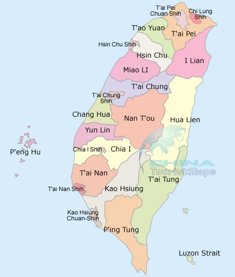 Taoyuan map